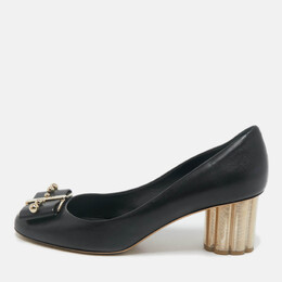 Salvatore Ferragamo: Чёрные туфли  Vara Bow