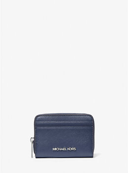 Michael Kors: Синий кошелёк  Jet Set