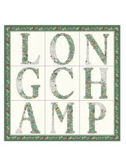 Longchamp: Шарф с растительным принтом 
