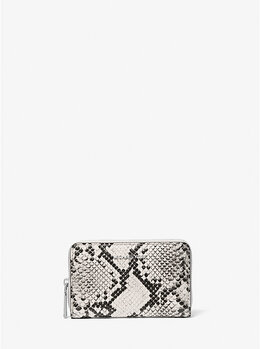 Michael Kors: Серебристый кошелёк  Jet Set