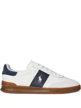 Polo Ralph Lauren: Белые кроссовки 