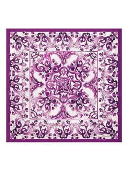 Dolce & Gabbana: Шарф  Majolica с принтом