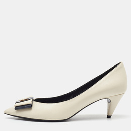 Saint Laurent Paris: Белые туфли  Anaïs