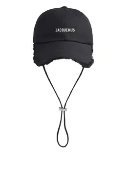 Jacquemus: Чёрная кепка 