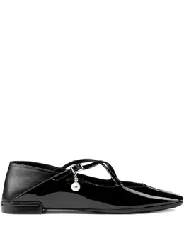 Jimmy Choo: Чёрные балетки 