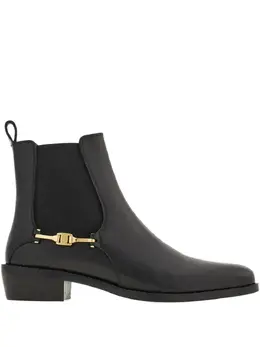 Ferragamo: Чёрные ботинки 