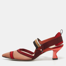 Fendi: Многоцветные туфли  Colibri