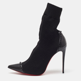 Christian Louboutin: Чёрные ботинки 