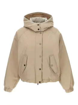 Brunello Cucinelli: Бежевая куртка 