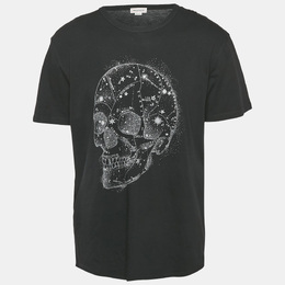Alexander McQueen: Чёрная футболка  Skull