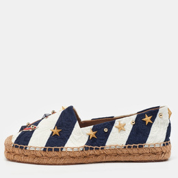 Dolce & Gabbana: Синие мокасины 