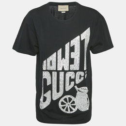 Gucci: Чёрная футболка 