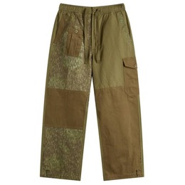 Maharishi: Брюки в стиле пэчворк 