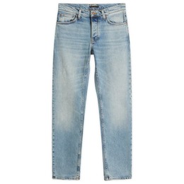 Nudie Jeans Co: Голубые джинсы 