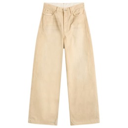 Acne Studios: Бежевые джинсы 