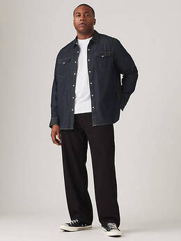 Levi's: Чёрные джинсы 
