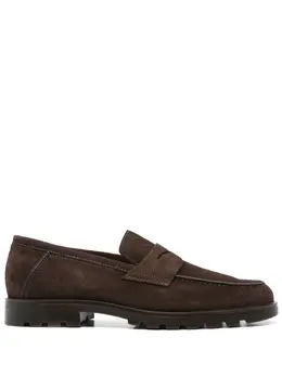 Santoni: Коричневые туфли 