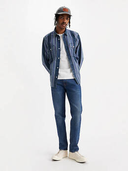 Levi's: Тёмные джинсы  502 Taper