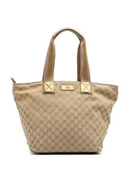 Gucci Pre-Owned: Коричневая сумка-шоппер 