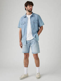 Levi's: Голубые шорты  501