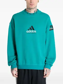 adidas: Зелёный свитер 