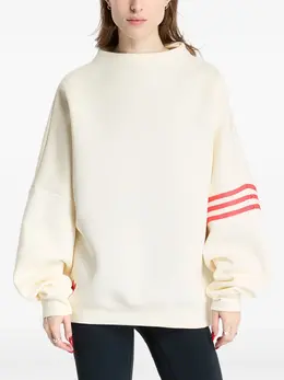 adidas: Белый свитшот 