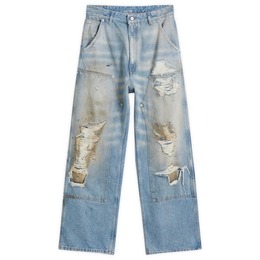 MM6 Maison Margiela: Синие джинсы 