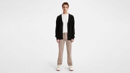 Levi's: Бежевые джинсы  501 Original