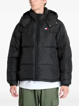 Tommy Jeans: Чёрная куртка 