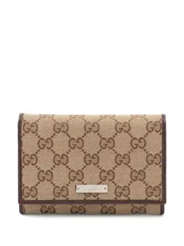 Gucci Pre-Owned: Бежевый кошелёк 