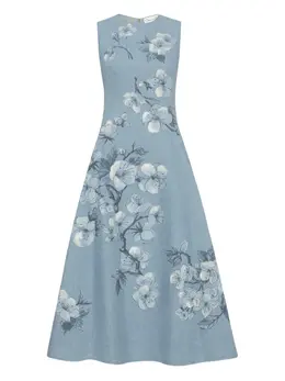Oscar de la Renta: Джинсовое платье 