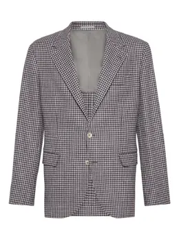 Brunello Cucinelli: Бордовые пиджаки 