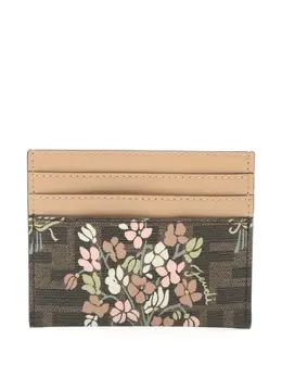 Fendi Pre-Owned: Картхолдер с растительным принтом 