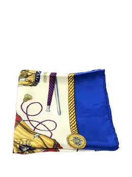 Hermès Pre-Owned: Голубой шарф 