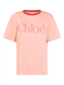 Chloé: Футболка с принтом 