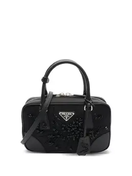 Prada Pre-Owned: Сумка с растительным принтом 