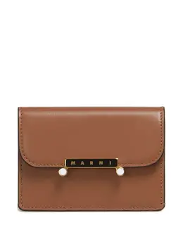 Marni: Коричневый картхолдер 