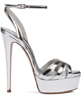 Le Silla: Серебристые сандалии  Lola