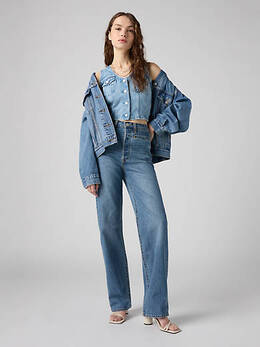 Levi's: Джинсы  Ribcage с бантом