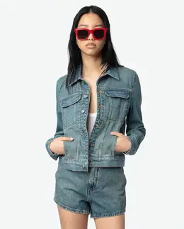 Zadig & Voltaire: Джинсовая куртка 
