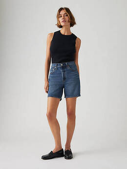 Levi's: Тёмные шорты  501 Original