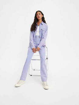 Levi's: Фиолетовые джинсы  501 Original