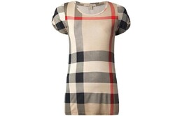 Burberry: Жёлтая футболка 