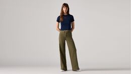 Levi's: Зелёные джинсы 