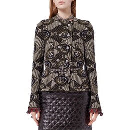 Chanel: Куртка цвета хаки 