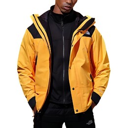 The North Face: Жёлтая куртка 