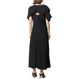 Bottega Veneta: Чёрное платье 