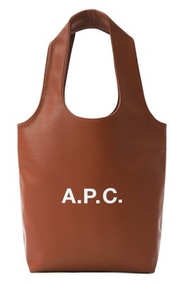 A.P.C.: Коричневая сумка  Ninon