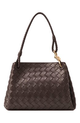 Bottega Veneta: Коричневая сумка 