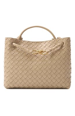 Bottega Veneta: Бежевая сумка 